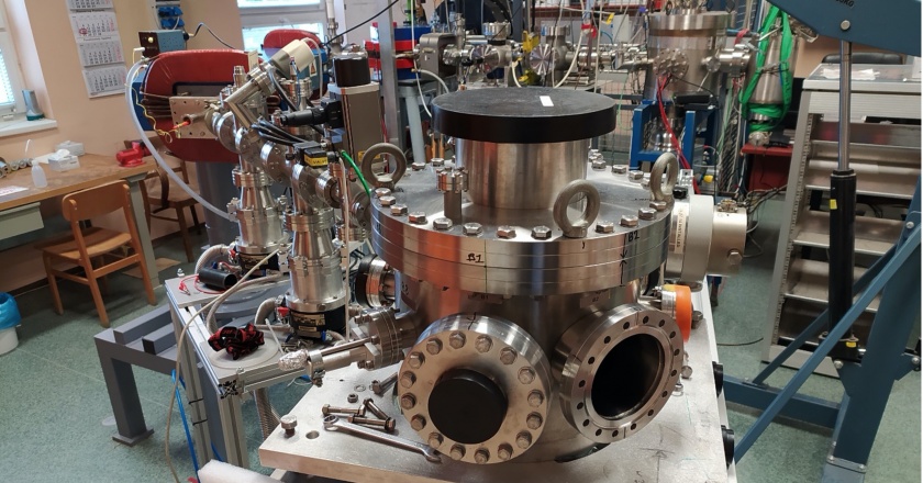 The Atomki ECRIS Laboratory: Belfast Ice Chamber for Astrophysics-Astrochemistry (BICA). Credit: Atomki