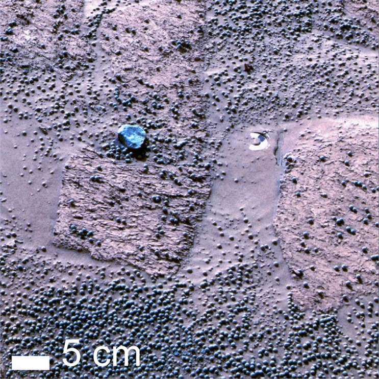Barberton meteorite found on Mars by NASA's Opportunity Rover.